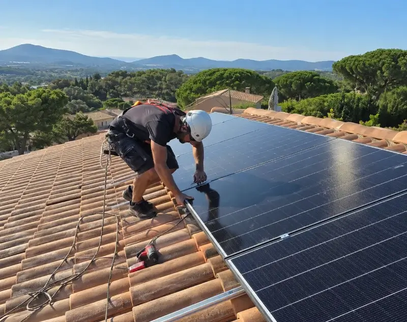 Installateur panneaux solaires Vénérand — pose photovoltaïque sur toiture