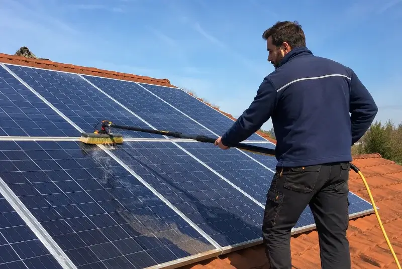 Nettoyage et entretien de panneaux solaires à Vénérand